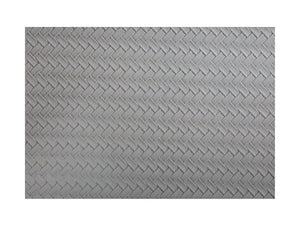 Maxwell & Williams Leather Look Placemat 43x30cm Grey Plait