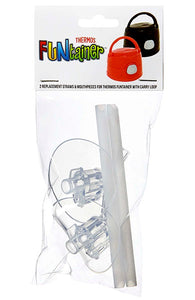 Thermos Funtainer Replacement Mouth Piece & Straws For Bottle With Carry Loop