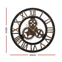 Load image into Gallery viewer, Wall Clock Modern Large 3D Vintage Luxury Clock Size